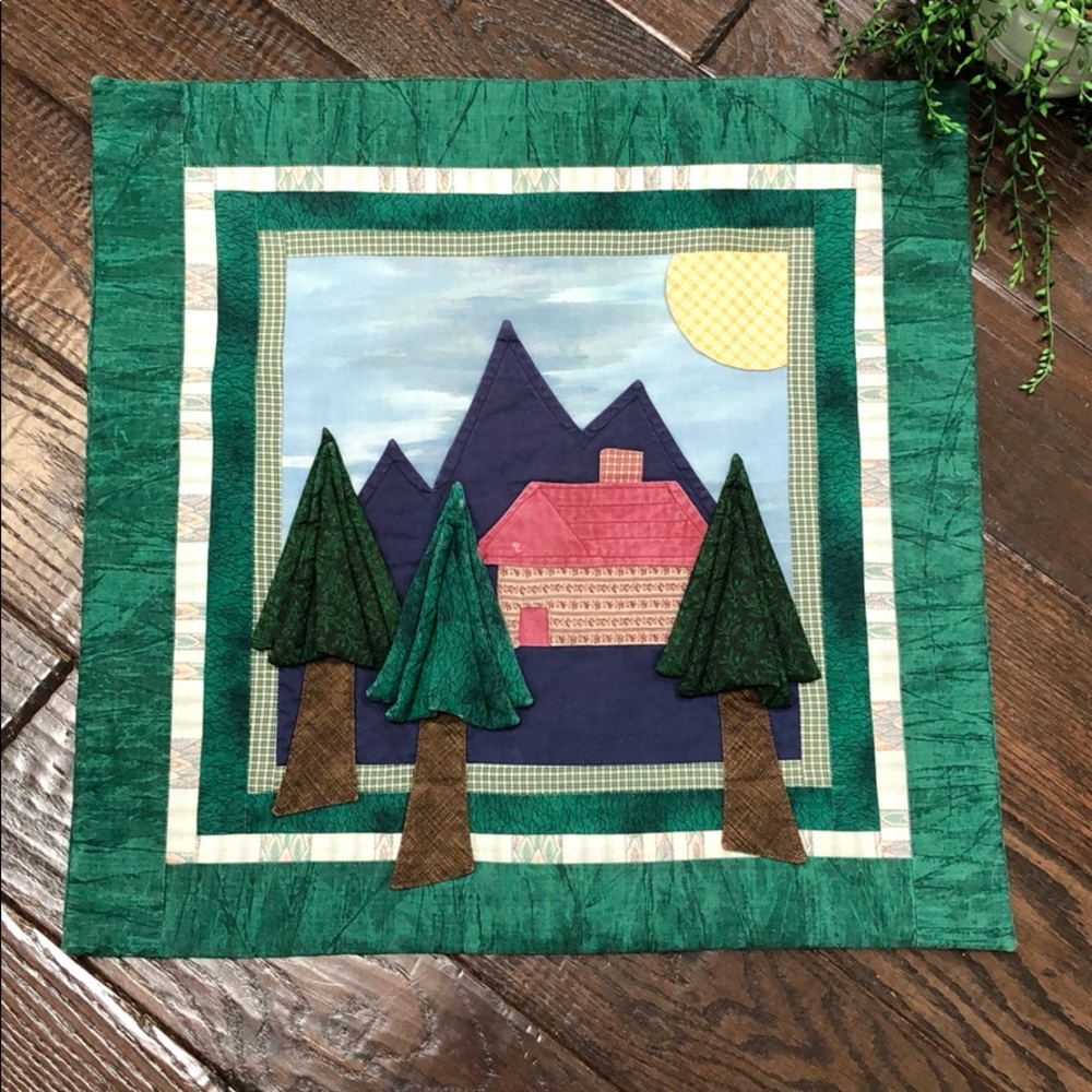 Quilted pillow sham
